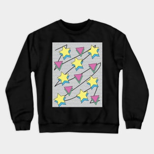 Fun 90's nostalgia shape design Crewneck Sweatshirt